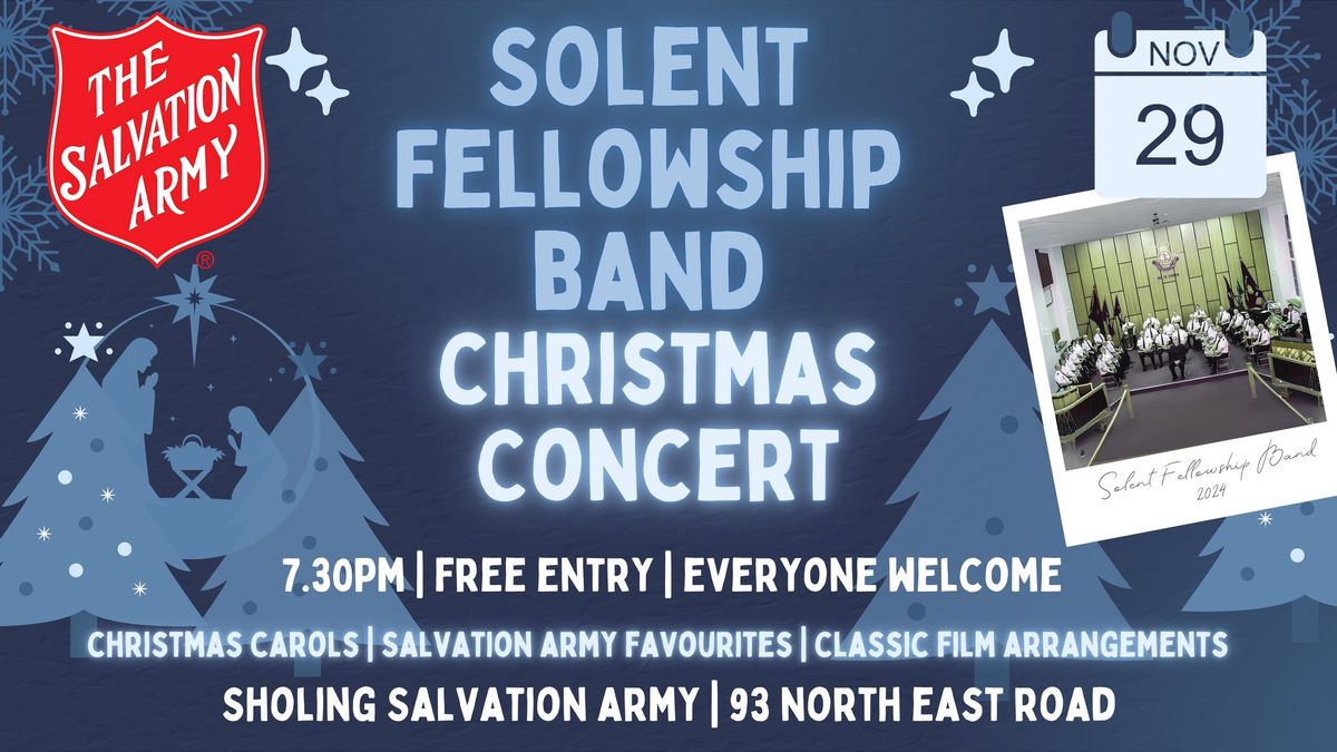 Salvation Army Solent Fellowship Band Christmas Concert