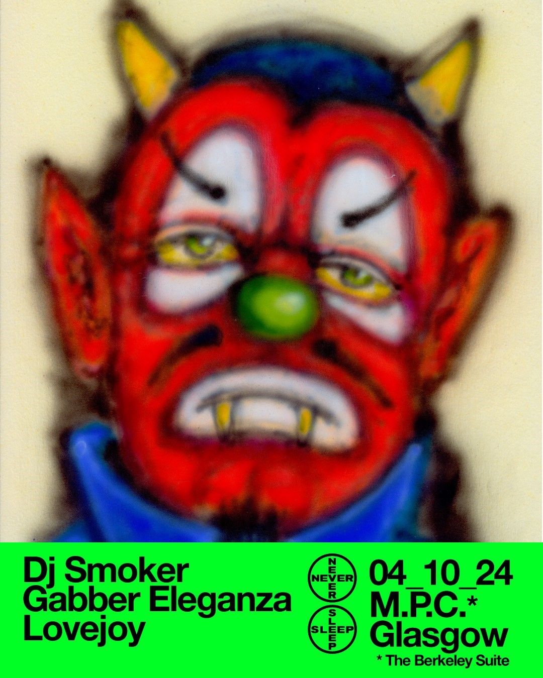 Missing Persons Club x Never Sleep \/\/ Gabber Eleganza \/\/ DJ Smoker + Lovejoy