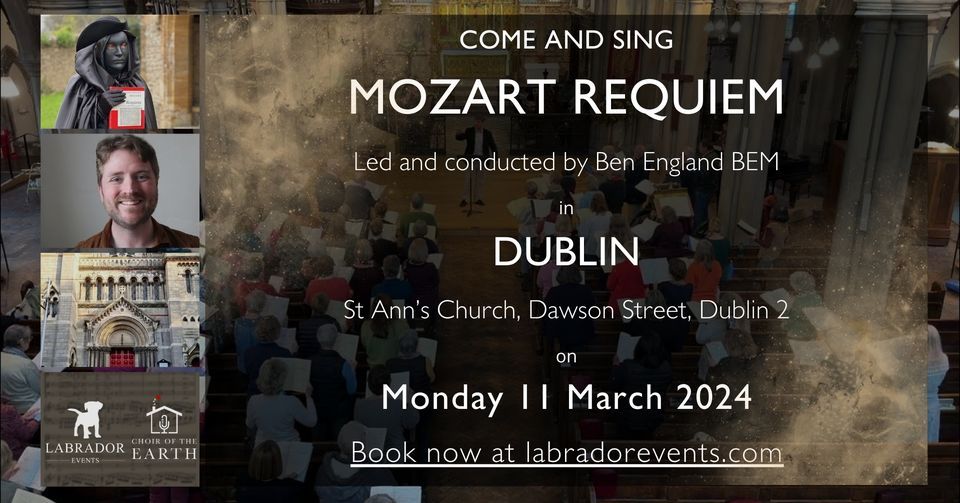 Come and sing Mozart Requiem - DUBLIN