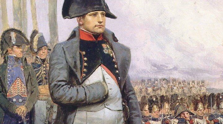 Me Napoleon deur't stad