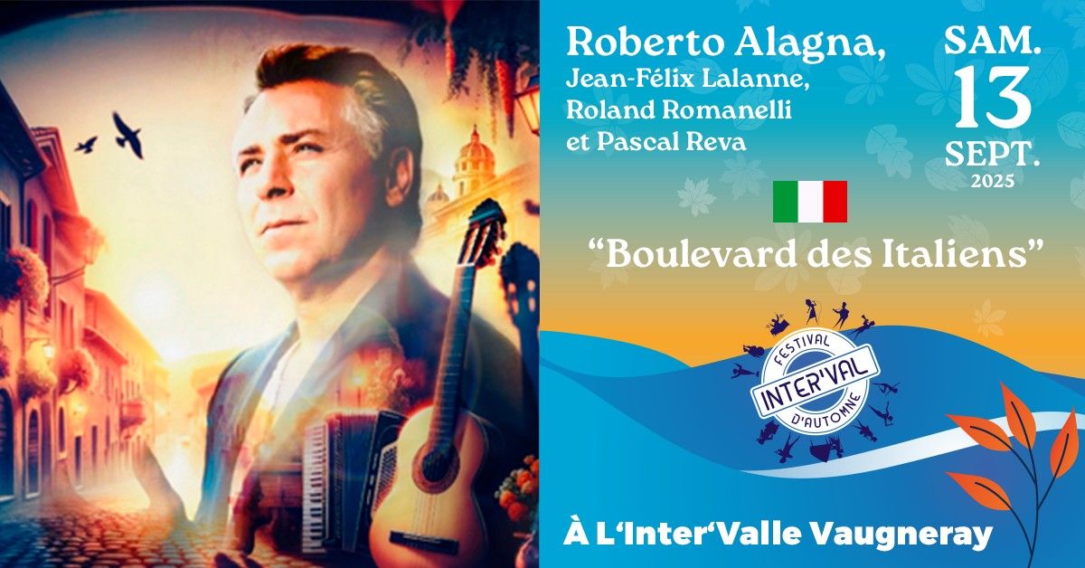 Roberto Alagna "Boulevard des Italiens" \u00e0 Vaugneray