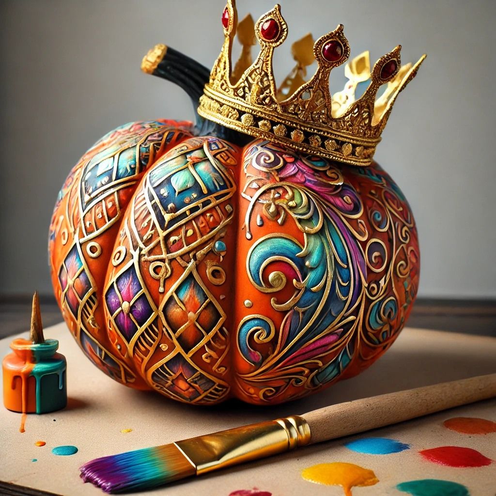 Pumpkins, Princesses & Queens- Pumpkins Painting 