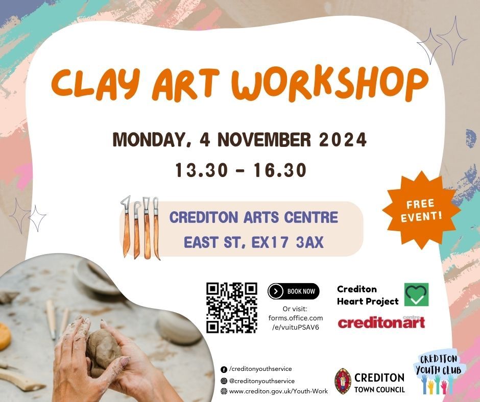 Clay Art Workshop for National Youth Work Week