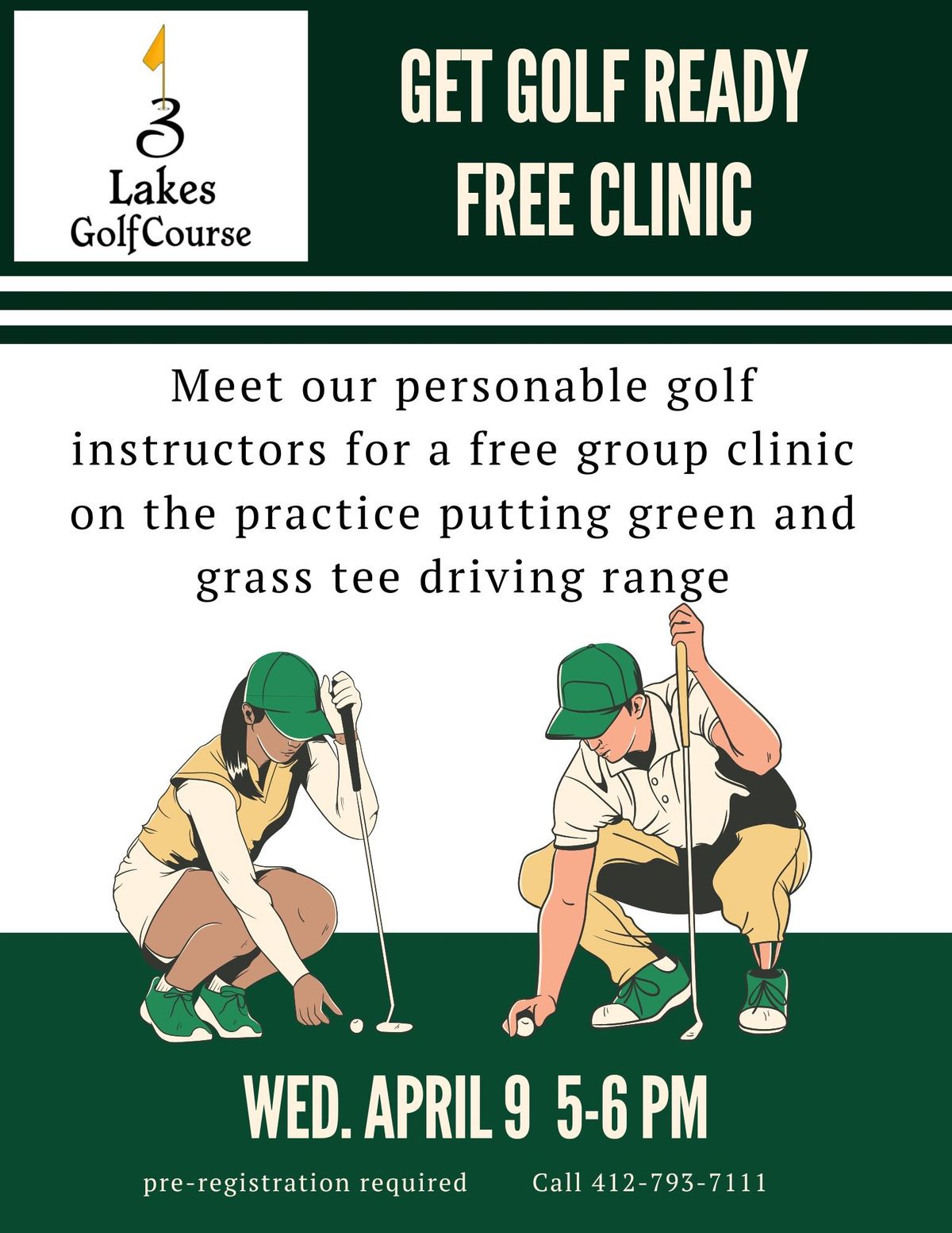 Get golf ready free clinic