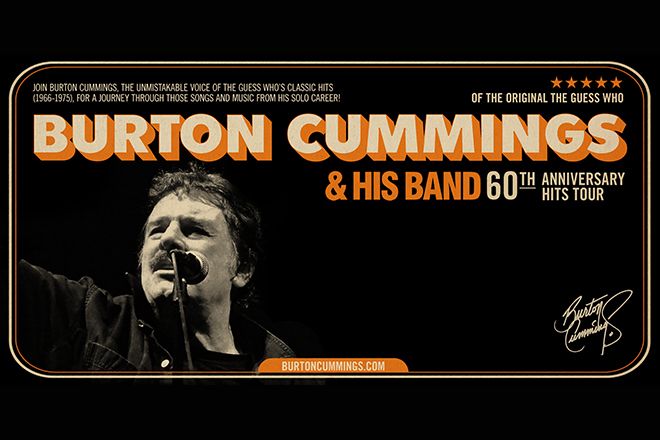 Burton Cummings of The Guess Who 60th Anniversary Hits Tour