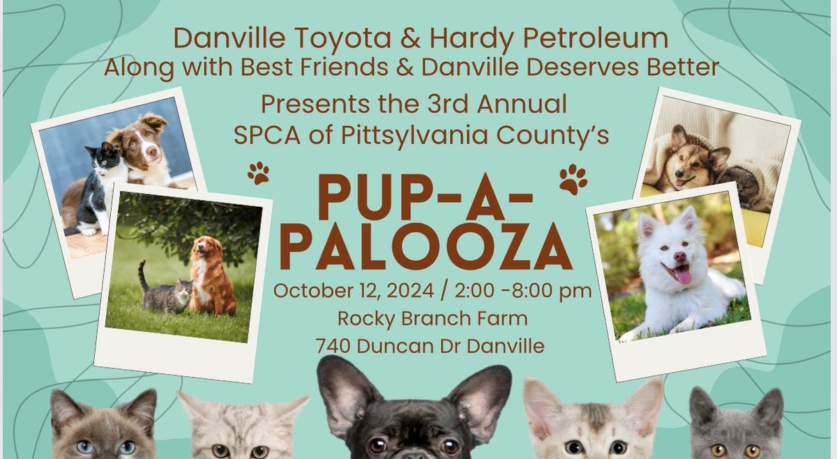 Pup-A-Palooza Benefiting the SPCA of Pittsylvania County