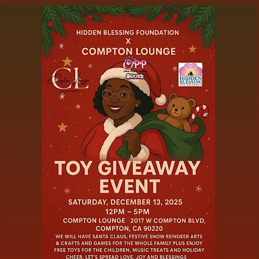 Hidden Blessing Foundation x Compton Lounge Christmas Toy Giveaway
