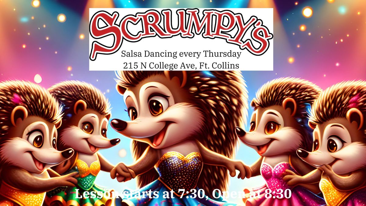 Salsa Lesson + Free Dance at Scrumpy's