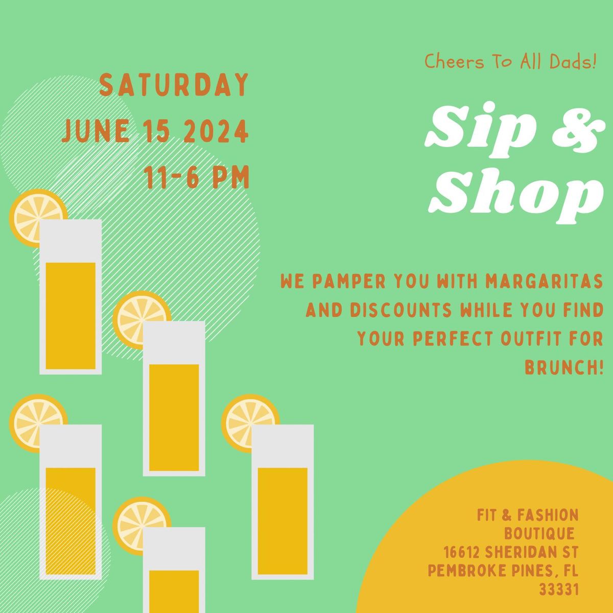 Sip and shop Father\u2019s Day 