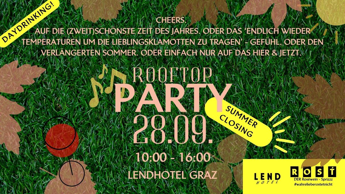 Goodbye Summer Rooftop Intermezzo ?