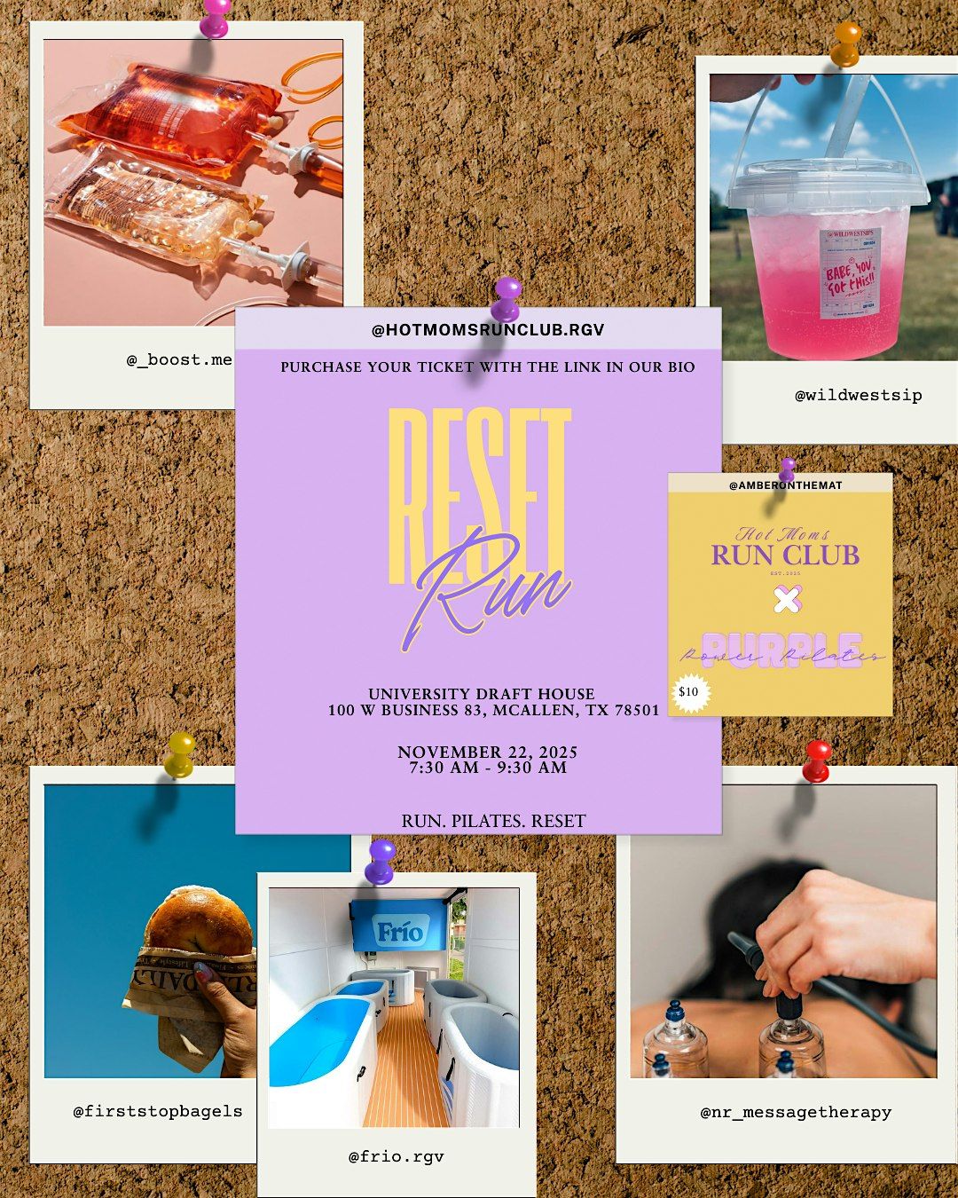 Reset Run - Hot Moms Run Club - RGV X Amber on the Mat