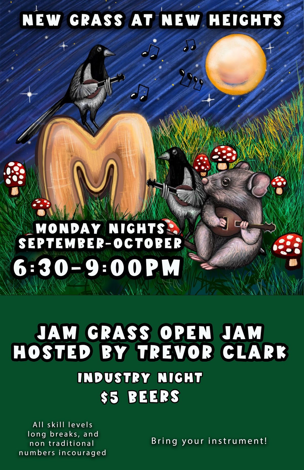 Open Jam at New Heights Brewing Hosted By Trevor Clark