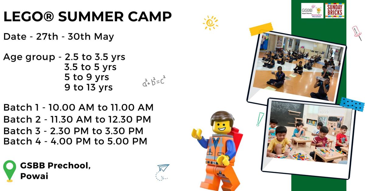 LEGO Summer Camp- Powai