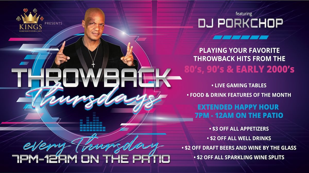 Throwback Thursday with DJ Porkchop!