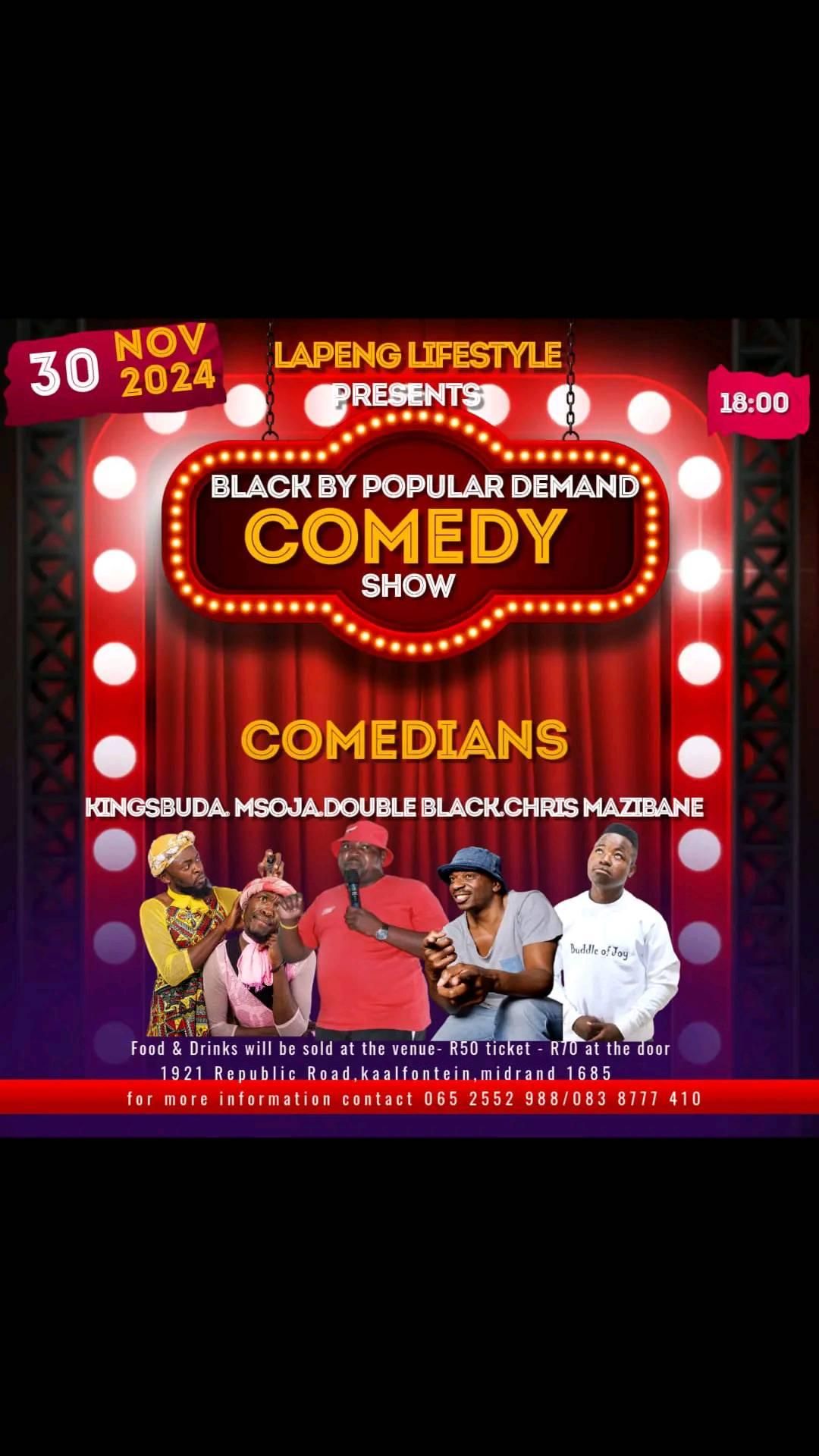 Black By Popular Demand Comedy Show 