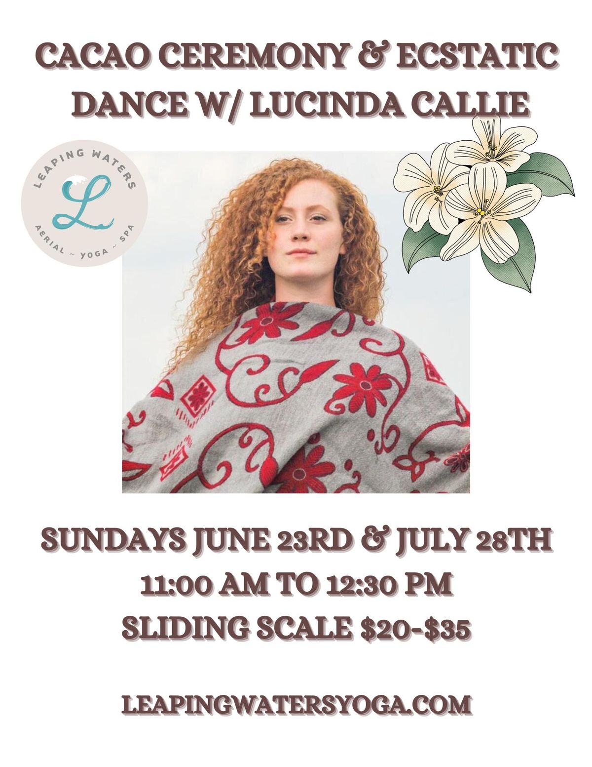 CACAO CEREMONY & ECSTATIC DANCE W\/ LUCINDA CALLIE (SLIDING SCALE CLASS!)
