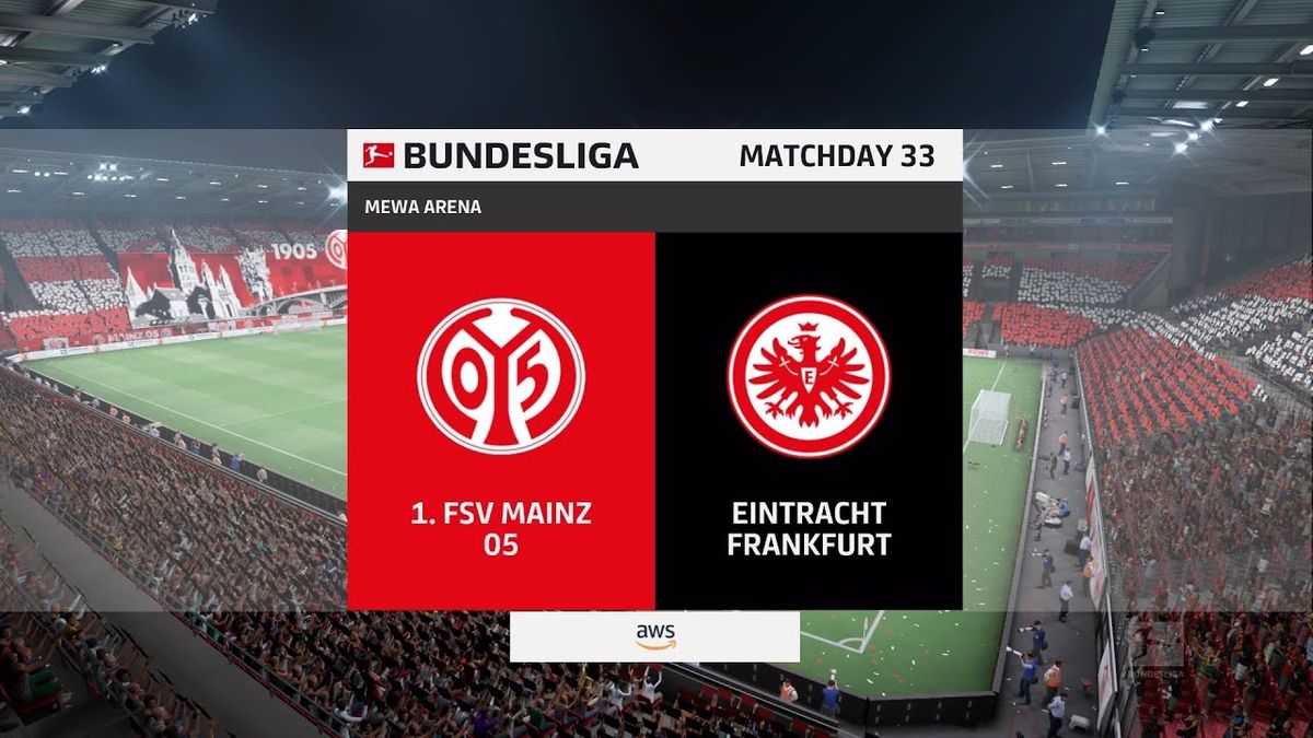 FSV Mainz 05 vs Eintracht Frankfurt at Mewa Arena