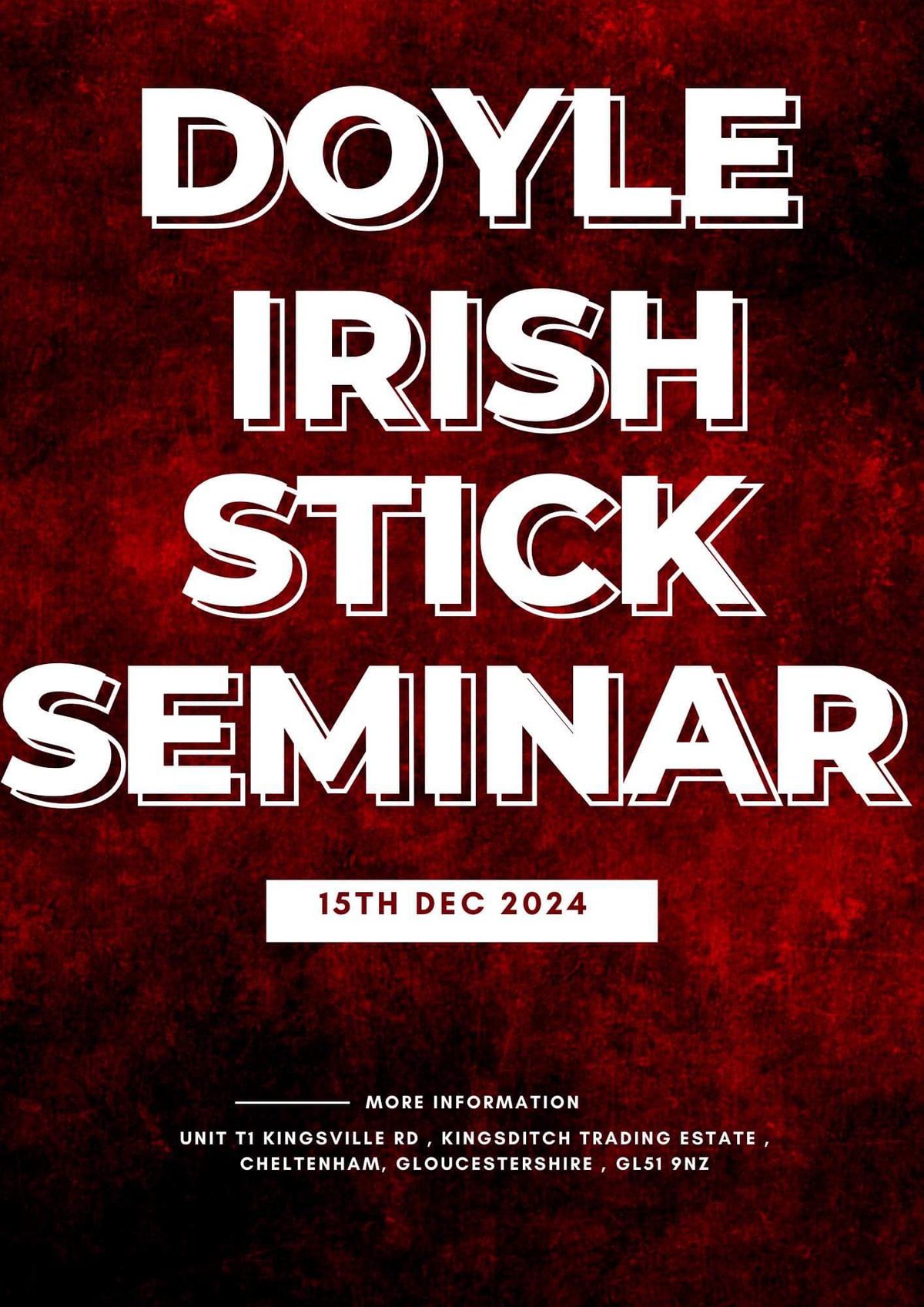 Doyle Irish Stick and WPM seminar