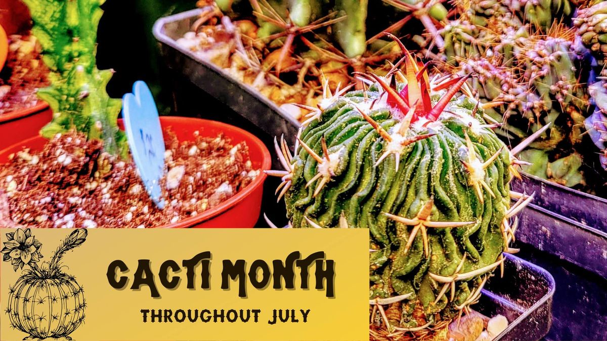 Cacti Month Celebration at Grow For Good 417! \ud83c\udf35\ud83c\udf1e