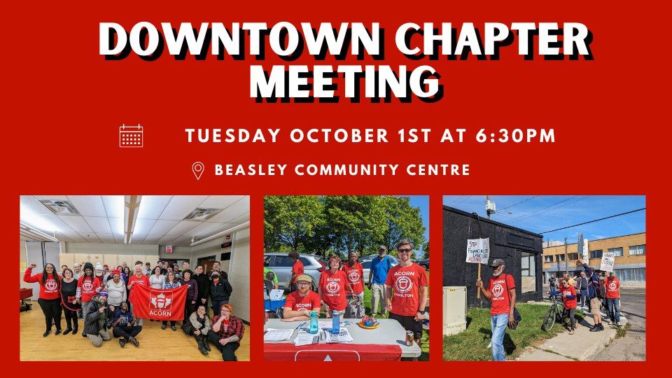 Downtown Chapter Meeting (October)