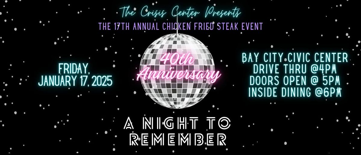 17th Annual Chicken Fried Steak Dinner