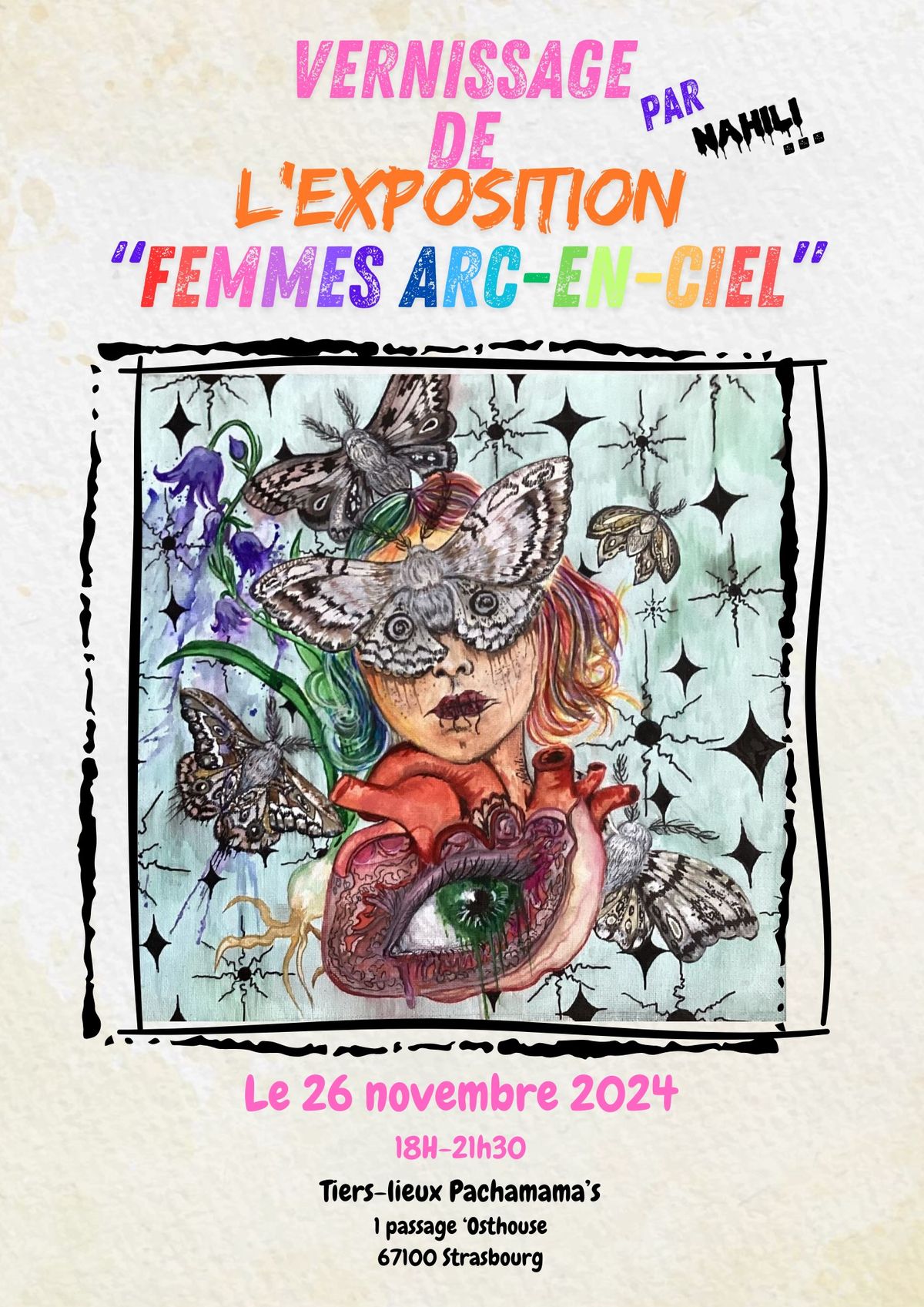 Vernissage "Femmes arc-en-ciel" par Nahili