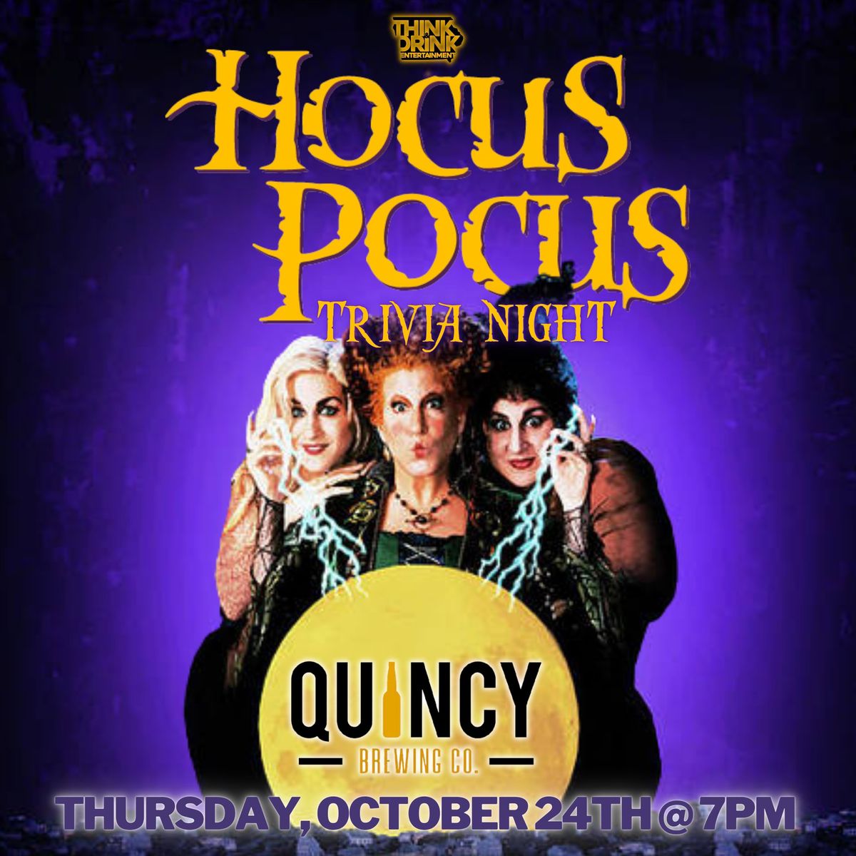 Hocus Pocus Trivia @ Quincy Brewing Company (Quincy, IL) \/ Thursday, October 24th @ 7pm