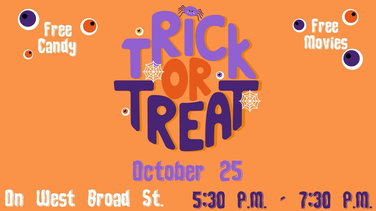 Trick or Treat on West Broad St.