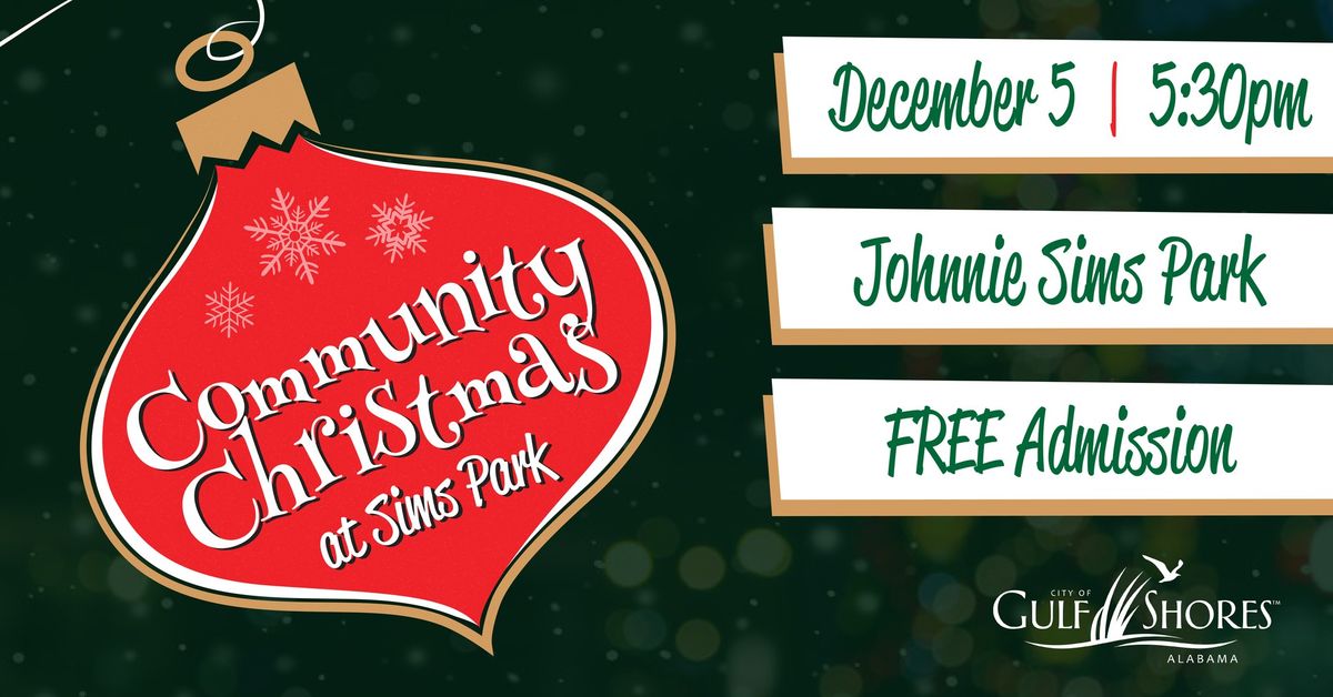 Community Christmas at Sims Park