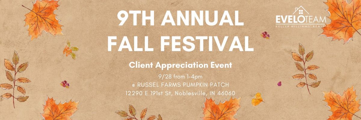 Evelo Team's 9th Annual Fall Festival