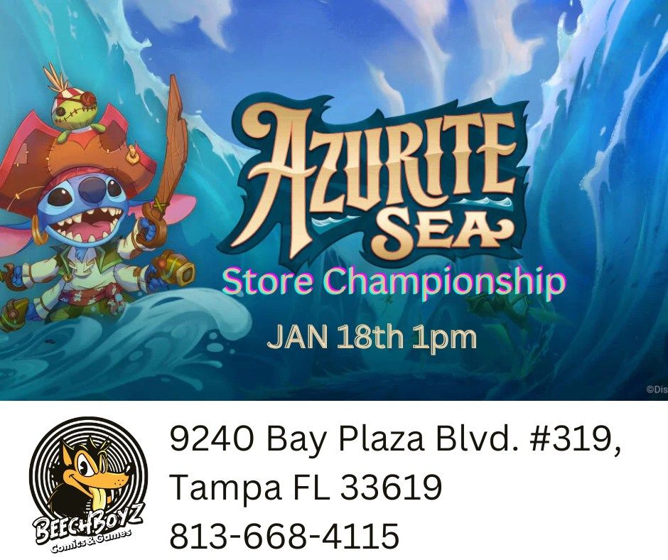 Beechboyz Comics & Games Azurite Sea Championship!