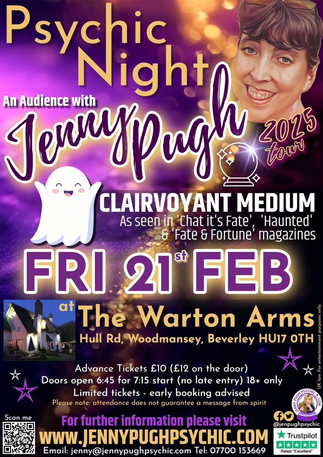 Psychic Night - An Audience with Jenny Pugh