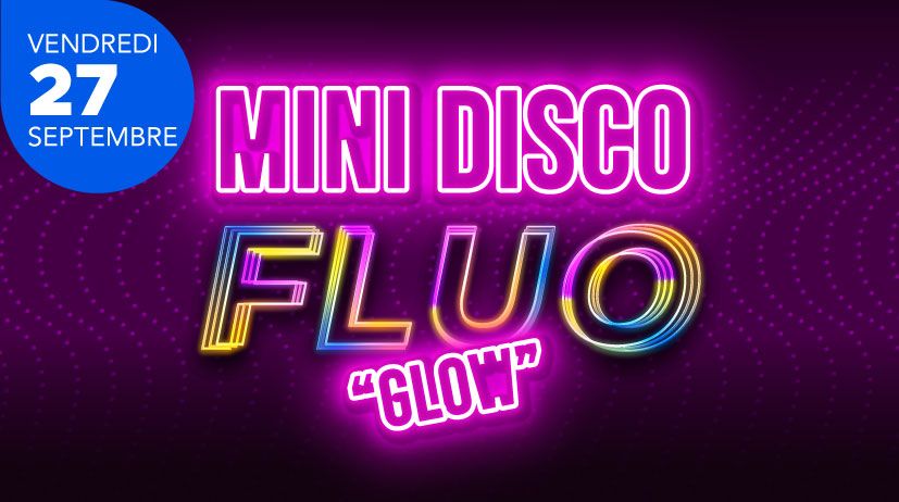 Mini disco Fluo "Glow"