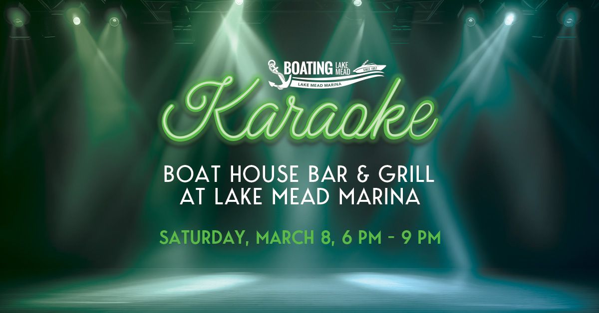 Karaoke at Lake Mead Marina