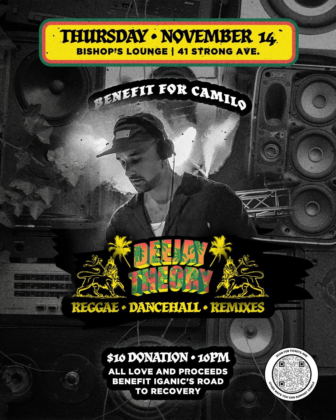 BENEFIT FOR IGANIC - DEEJAY THEORY @ BISHOP'S LOUNGE