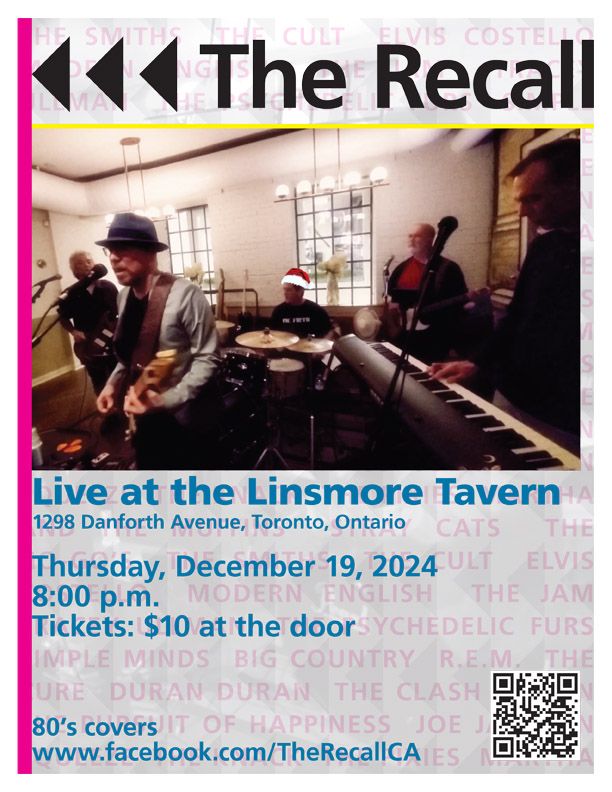 The Recall - live at the Linsmore Tavern