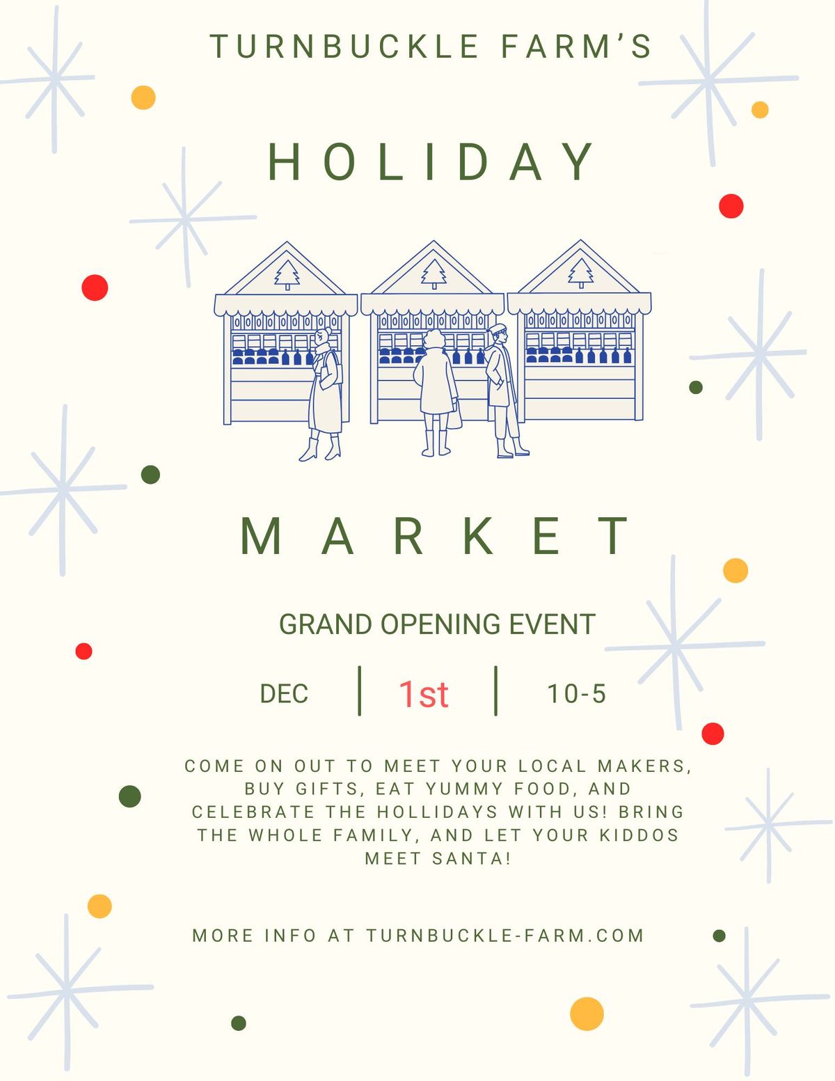 Holiday Market @ Turnbuckle Farm