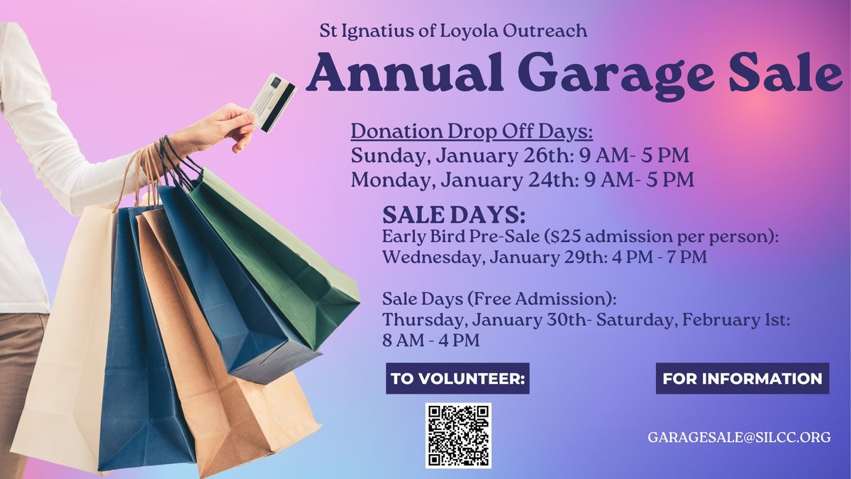 Garage Sale Benefitting Outreach