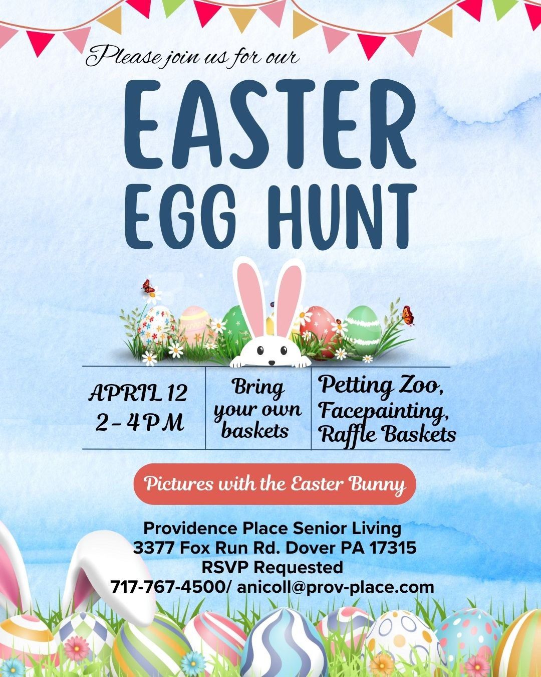 Easter Egg Hunt at Providence Place Senior Living of Dover (York)