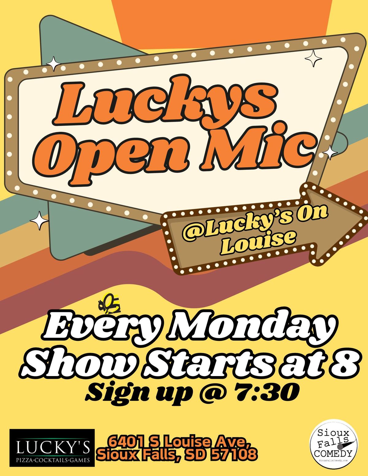 Lucky's Open Mic - Lucky's on Louise, Sioux Falls, SD