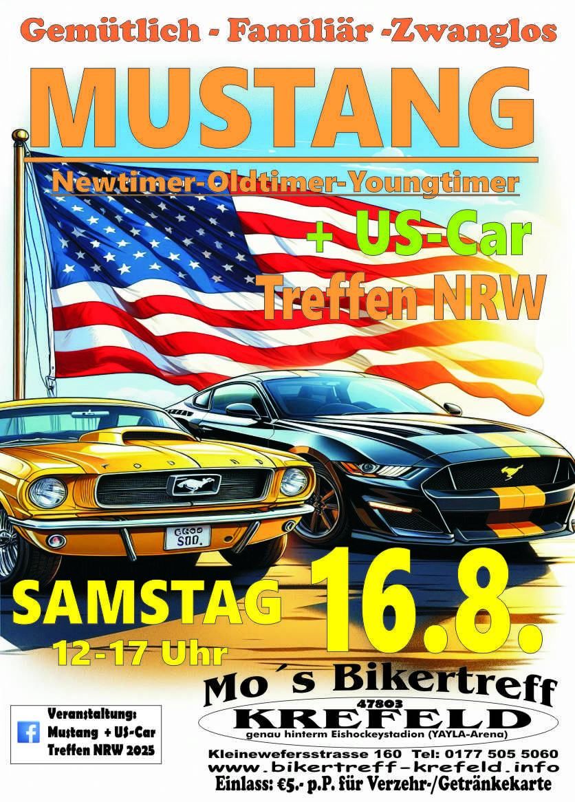 Mustang + US-Car Treffen NRW 2025