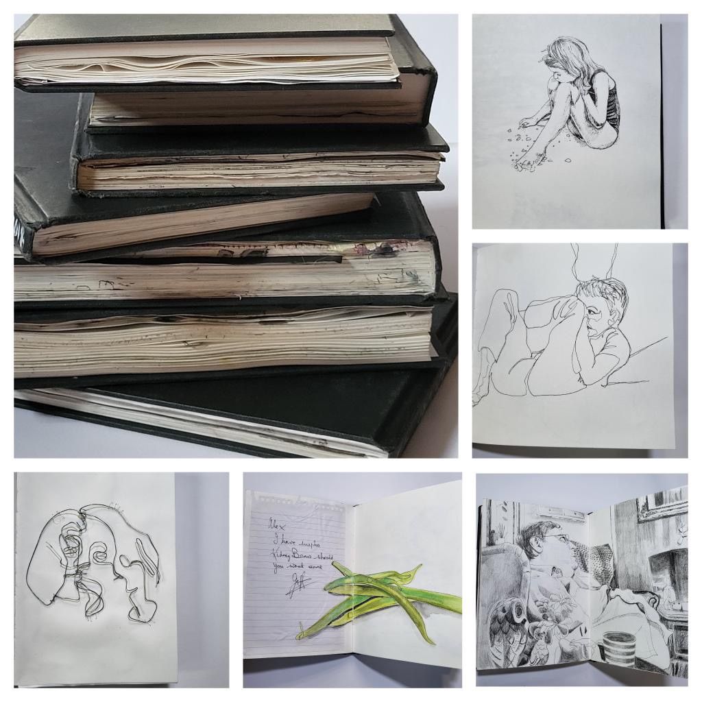 4 week exploring the use of a sketchbook workshop 