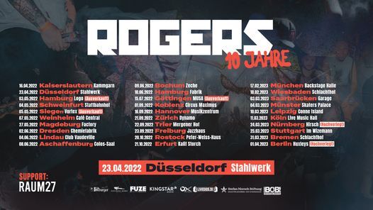 Rogers - Berlin - (Verschoben & Venue Ge\u00e4ndert!)