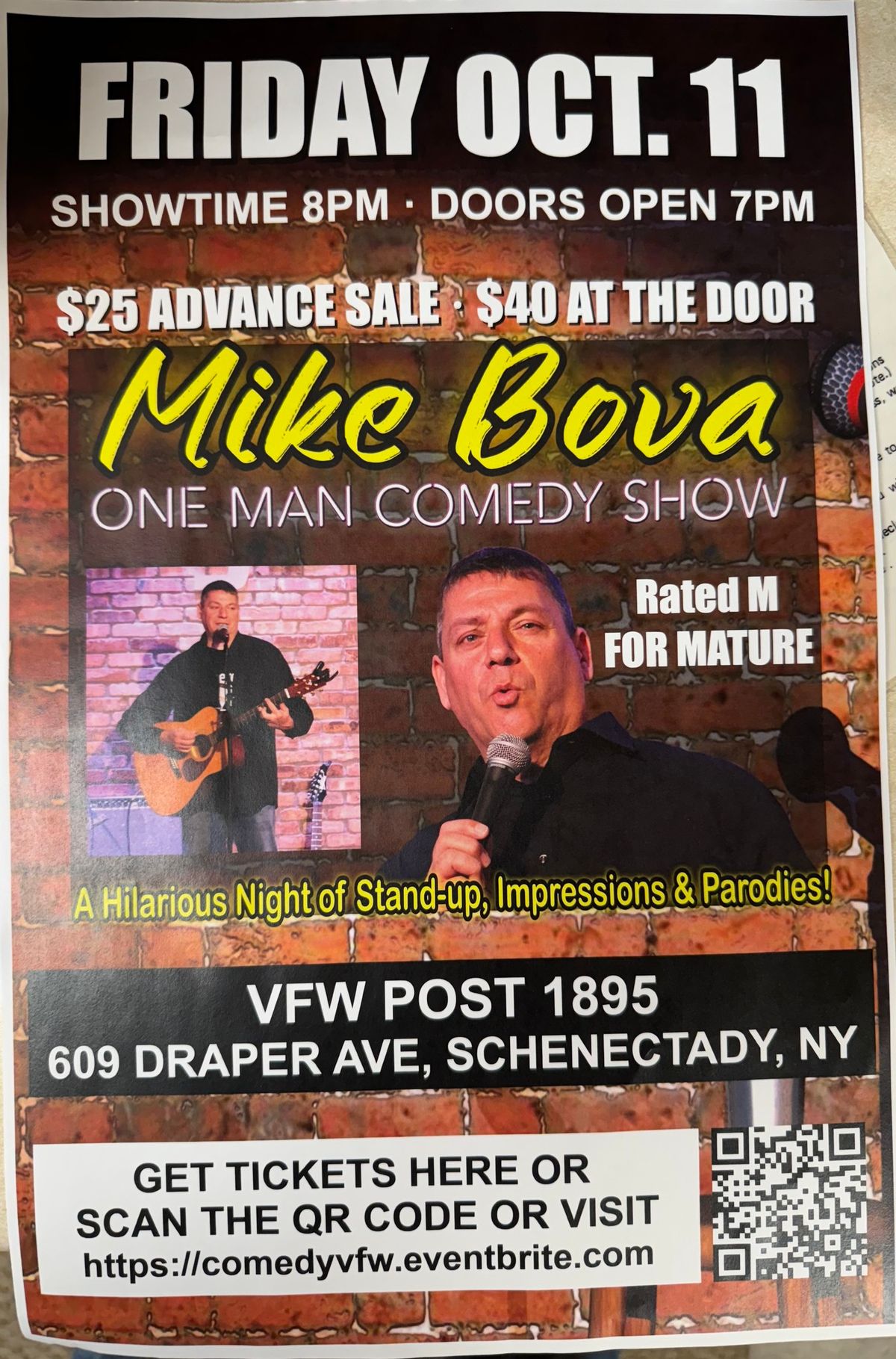 Mike Bova Comedy Show