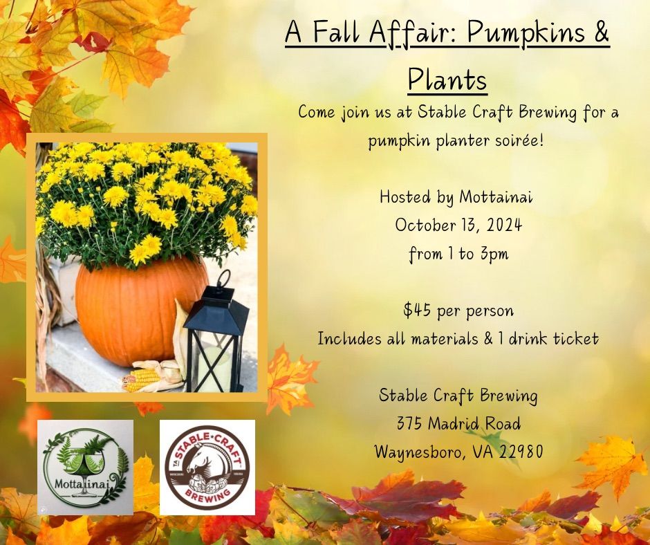 A Fall Affair: Pumpkins and Plants