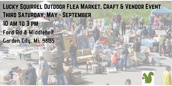 Garden City Lucky Squirrel Flea Market Craft Vendor Event Lucky Squirrel Flea Market Garden City 15 May To 18 September Junk Market Events Minn September 2022