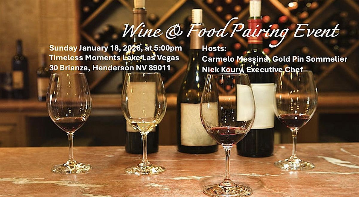 Wine & Food Pairing Event