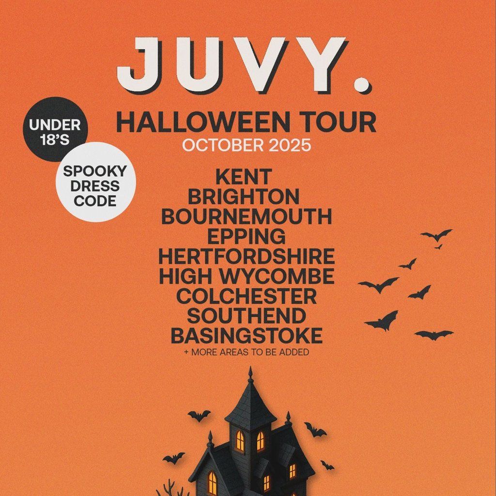 JUVY Under 18s - Halloween Tour - Mon 27 October - BOURNEMOUTH