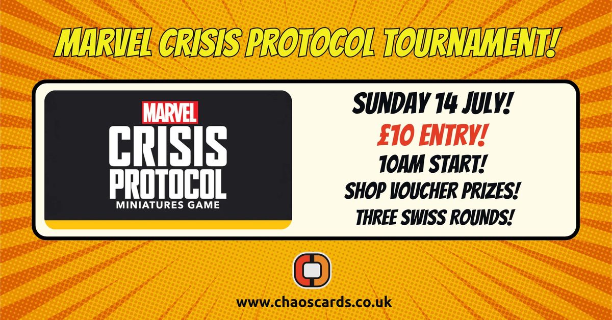 Marvel Crisis Protocol Tournament
