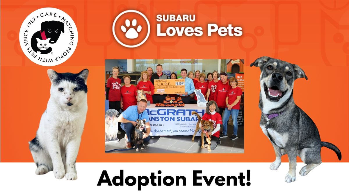 C.A.R.E. Subaru Loves Pets Adoption Event!